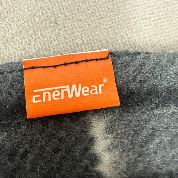 EnerWear Black & White Plaid Scarf - Picture 4 of 5